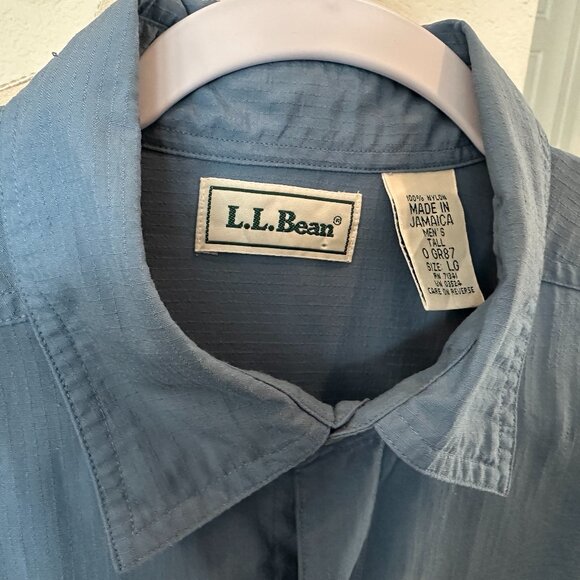 🌴LL BEAN Men's Outdoor Shirt - LT🌴 - Picture 3 of 6